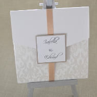 Handmade Monogram Invitation and Stationery