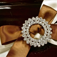 Cheap Vintage Wedding SDBH295 Sienna Diamante Brooch  | Diamante Embellishments