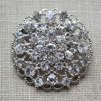 Cheap Vintage Wedding SDBH315 Belle - Rhinestone brooch  | Diamante Embellishments