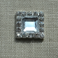 Cheap Vintage Wedding Crystal Square  | Diamante Embellishments