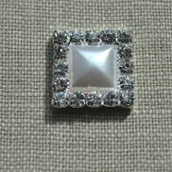 Cheap Vintage Wedding Pearl Square  | Diamante Embellishments