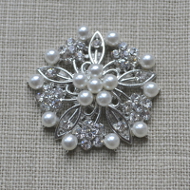 Cheap Vintage Wedding Primrose - Pearl and diamonte set Embellishment  | Diamante Embellishments