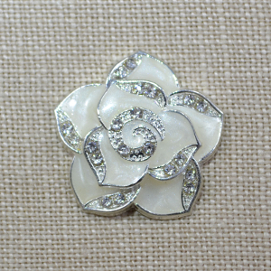 Cheap Vintage Wedding Rose Ivory  | Diamante Embellishments