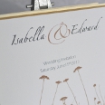 Handmade Floral Wedding Invitation